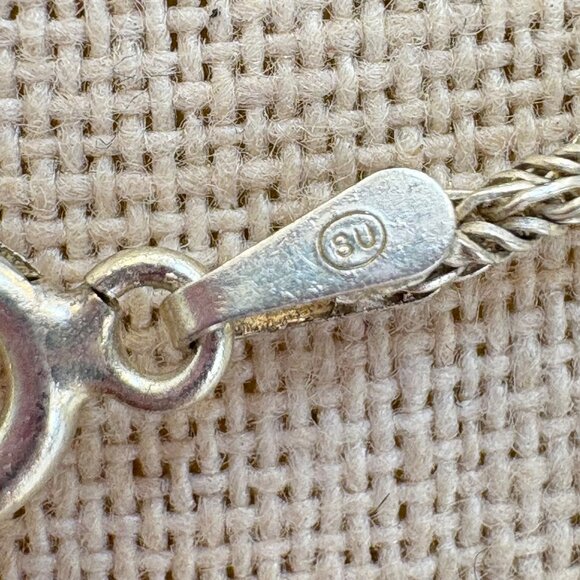 Sterling Silver 925 Elephant Three Dimensional Pendant Necklace Size 24" Length - Picture 6 of 14